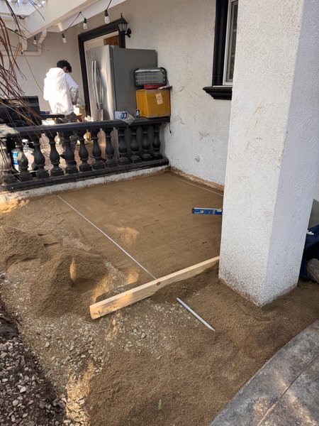 Paver foundation preparation